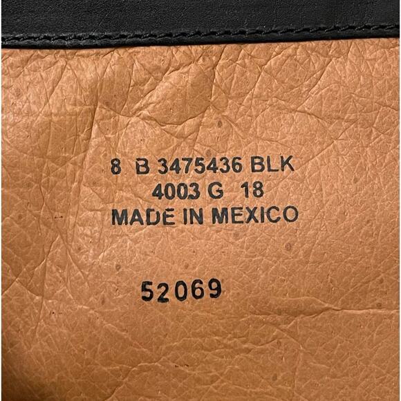 Frye Melissa Button Leather Tall Riding Boots Black Size 8 Equestrian Back Zip - Picture 3 of 14